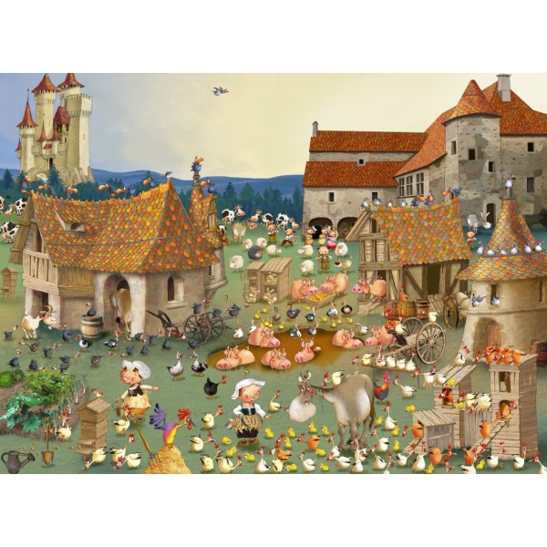 Ruyer Francois , Na farmie (2000el.) - Sklep Art Puzzle
